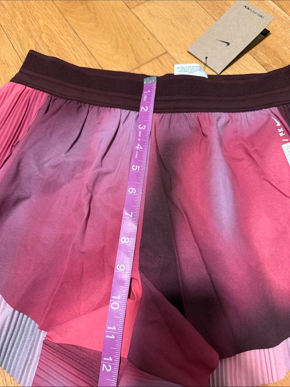 🏃‍♀️Nwt Nike Aeroswift Faith Kipyegon pleated running shorts size Small